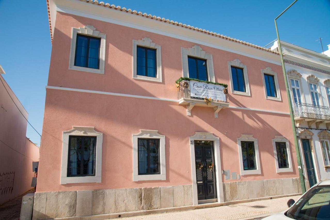 Casa Rosa Villa With Pool In Olhao Centre Eksteriør billede