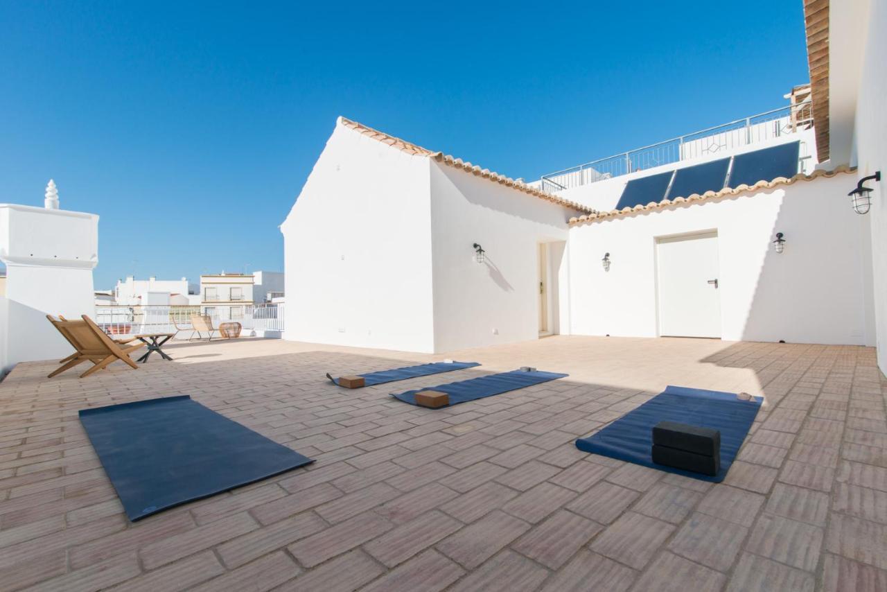 Casa Rosa Villa With Pool In Olhao Centre Eksteriør billede