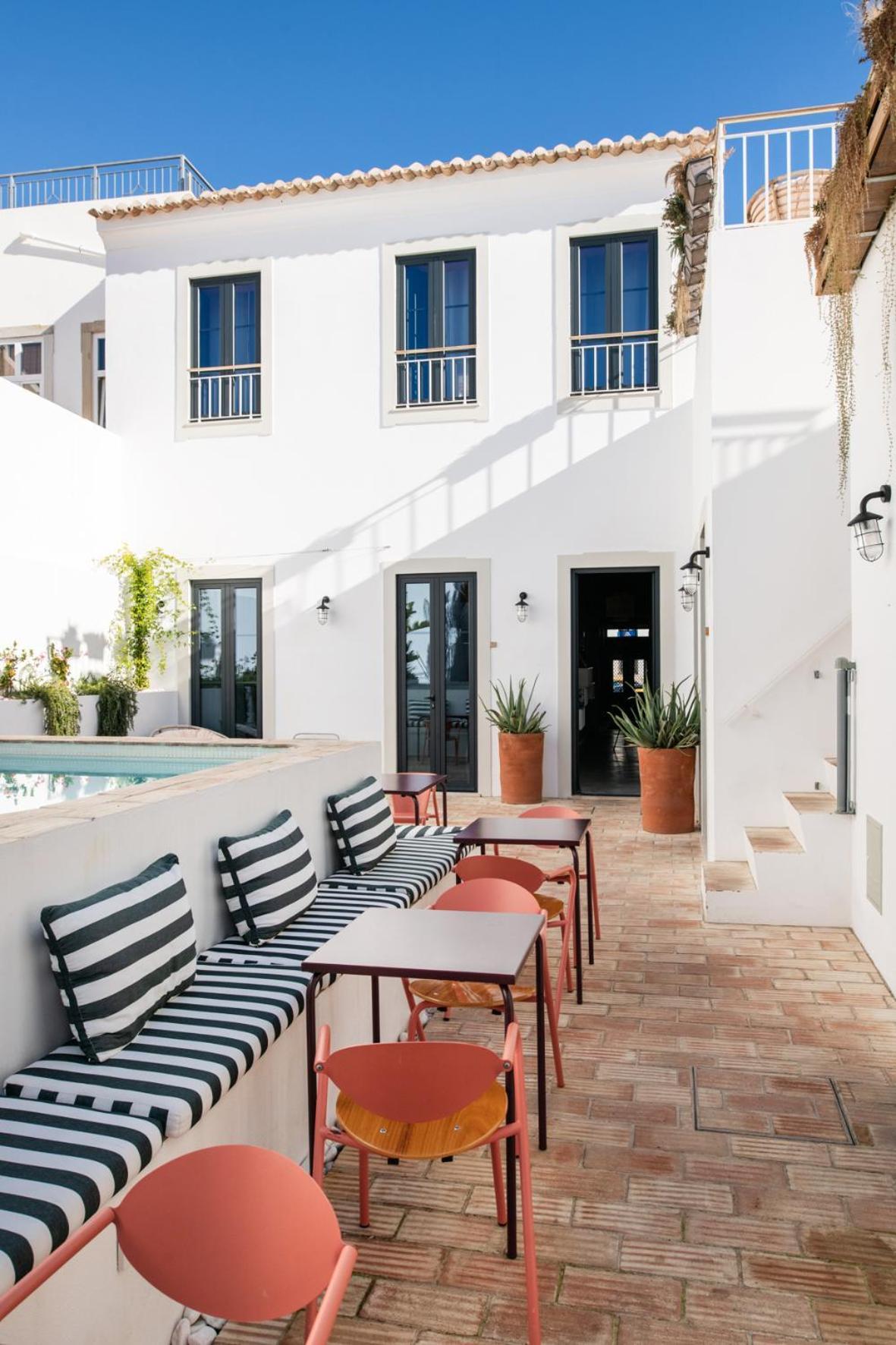 Casa Rosa Villa With Pool In Olhao Centre Eksteriør billede